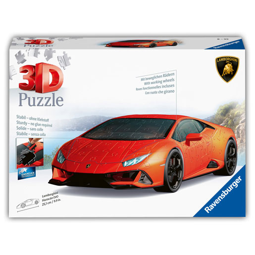 3D Puzzle: Lamborghini Huracán EVO Box